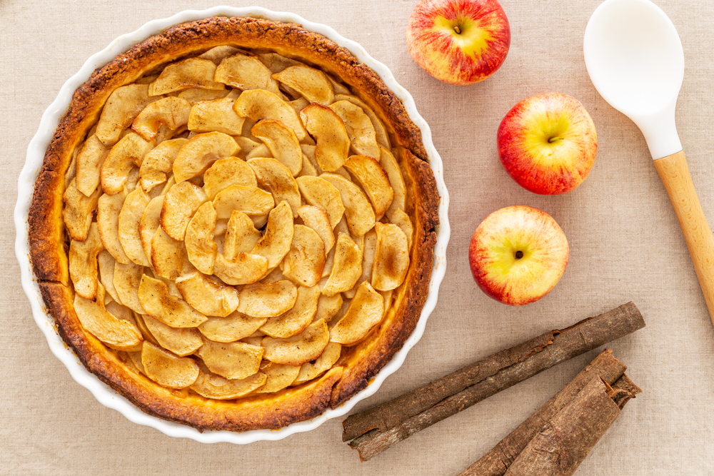 recept na francúzsky jablkový tart