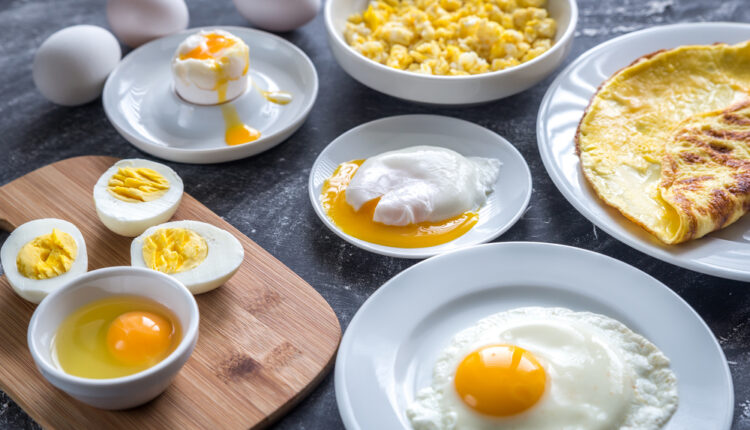 rôzne spôsoby prípravy vajíčka