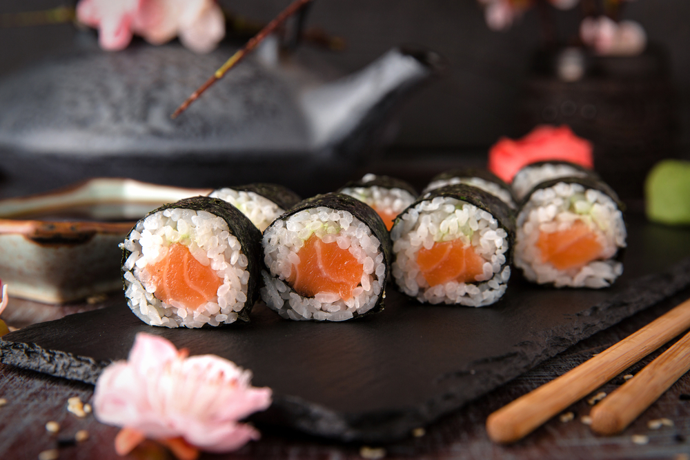recept na maki sushi rolky