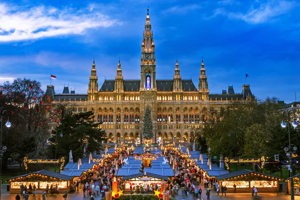 vianočné trhy vo Viedni