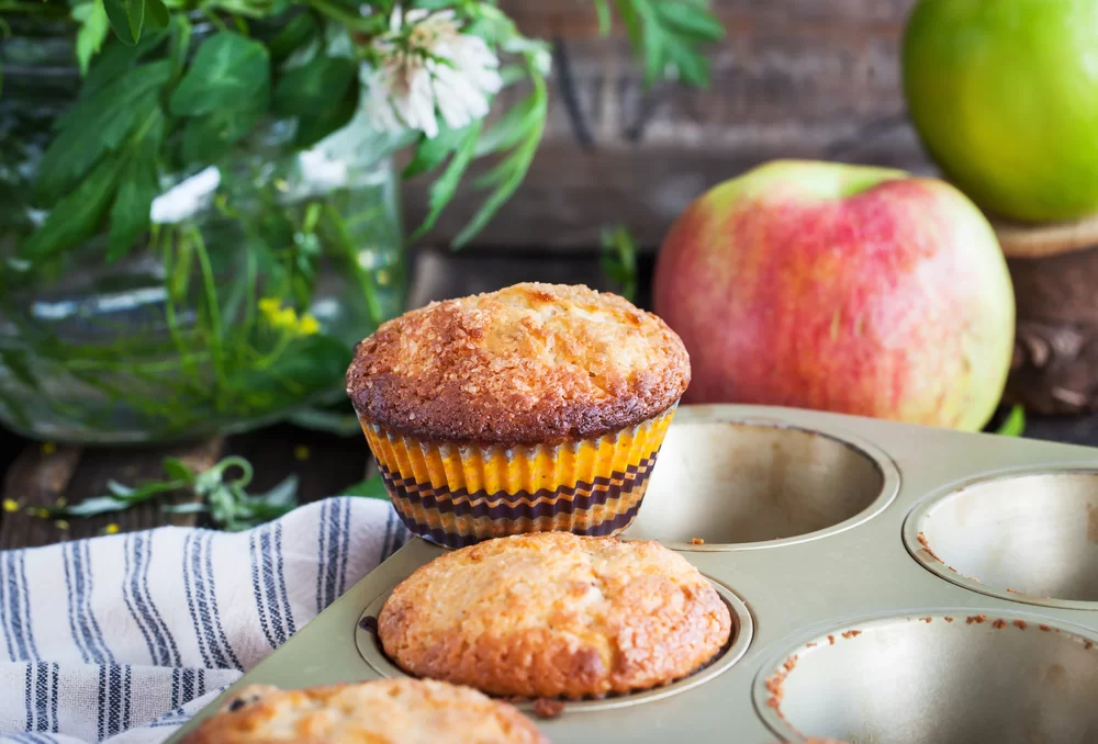 recept na najlepšie jablkové muffiny