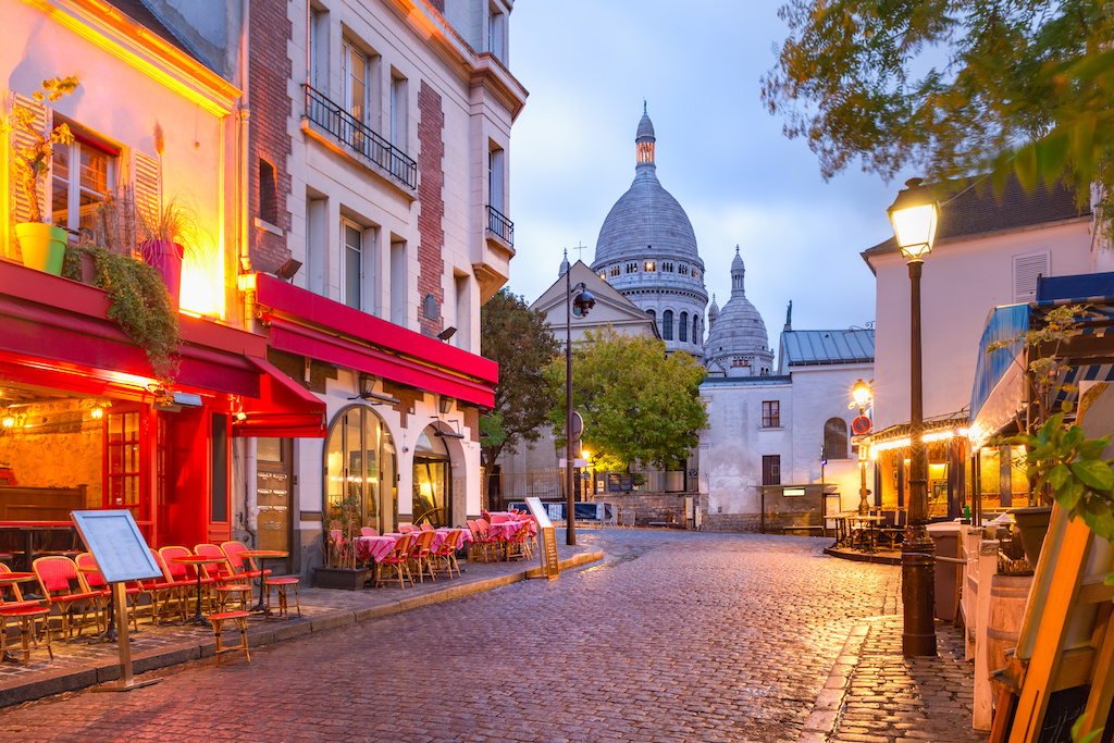 Montmartre v Paríži, Francúzsko