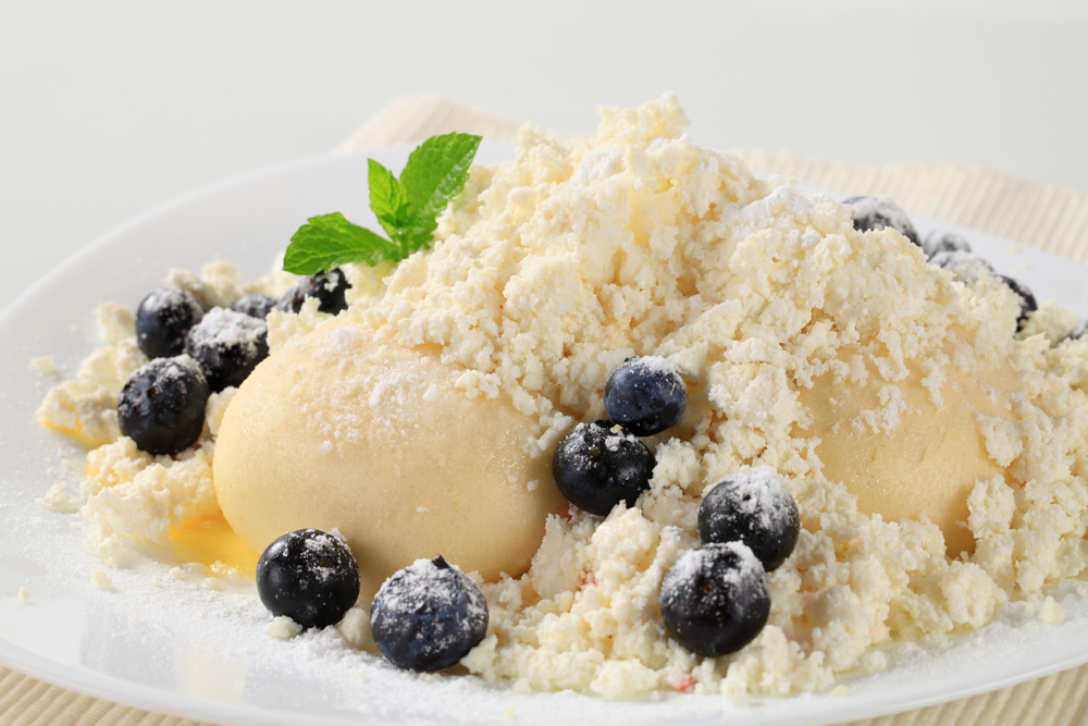 Domáce čučoriedkové knedličky