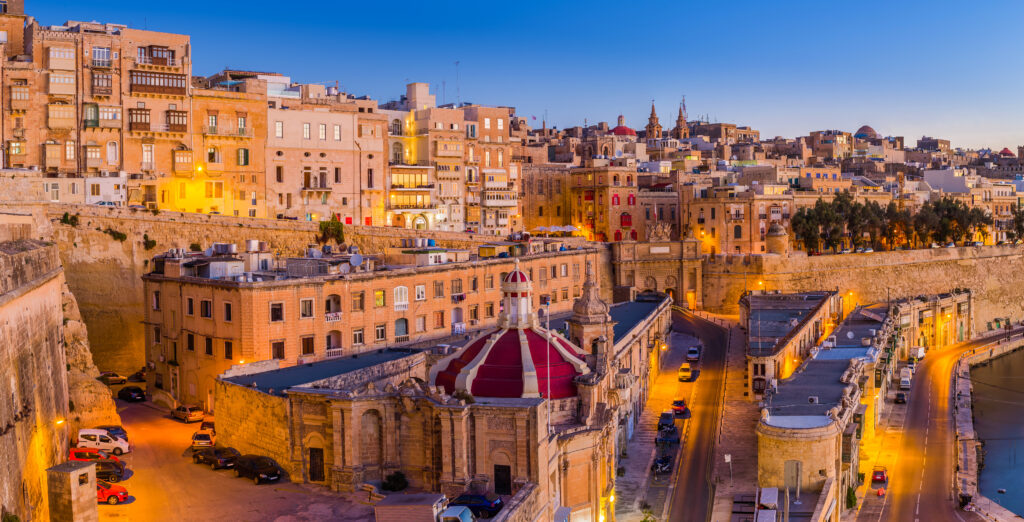 Hlavné mesto Malty - Valletta.