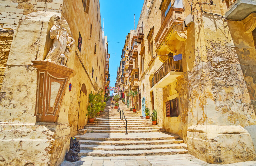 Uličky v hlavnom meste Malty.