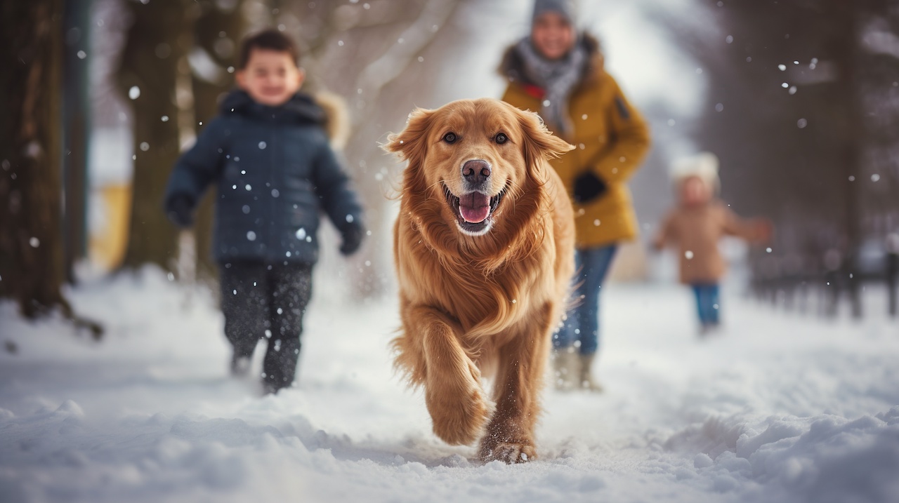 ako sa správne starať o psa v zime?